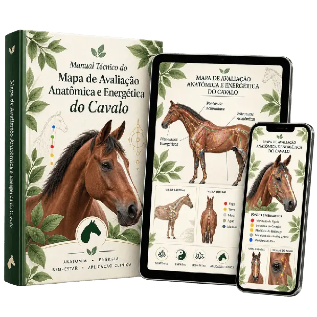 Mapa de avaliacao anatomica e energetica do cavalo
